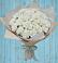 Букет цветов из: Гвоздики в Белое