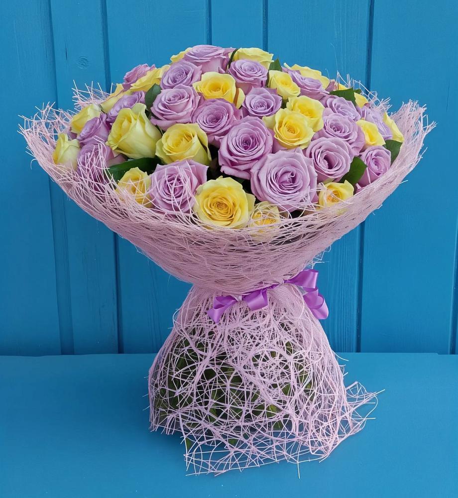 Букет 101 Волшебный Миг в Белое