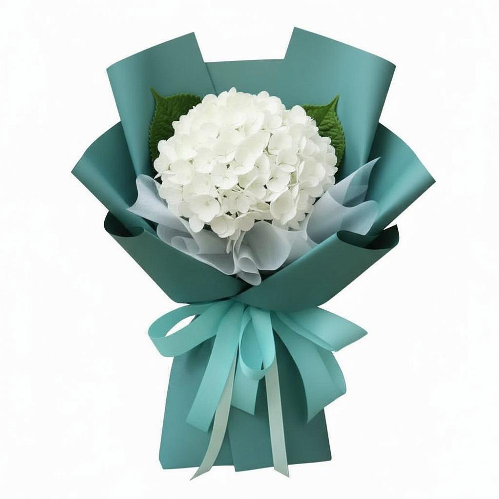 Букет цветов из: Гортензия в Белое