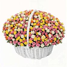 Премиум букет из: Розы в Белое