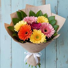 Букет цветов из:  Герберы в Белое