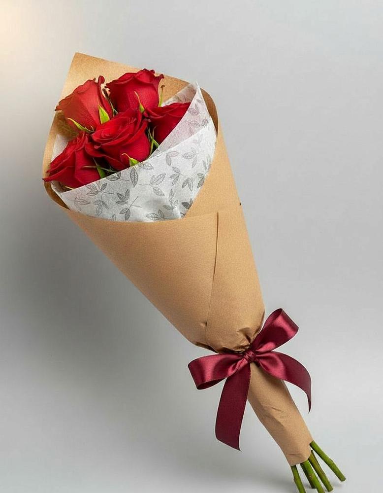 Букет цветов из: Розы в Белое