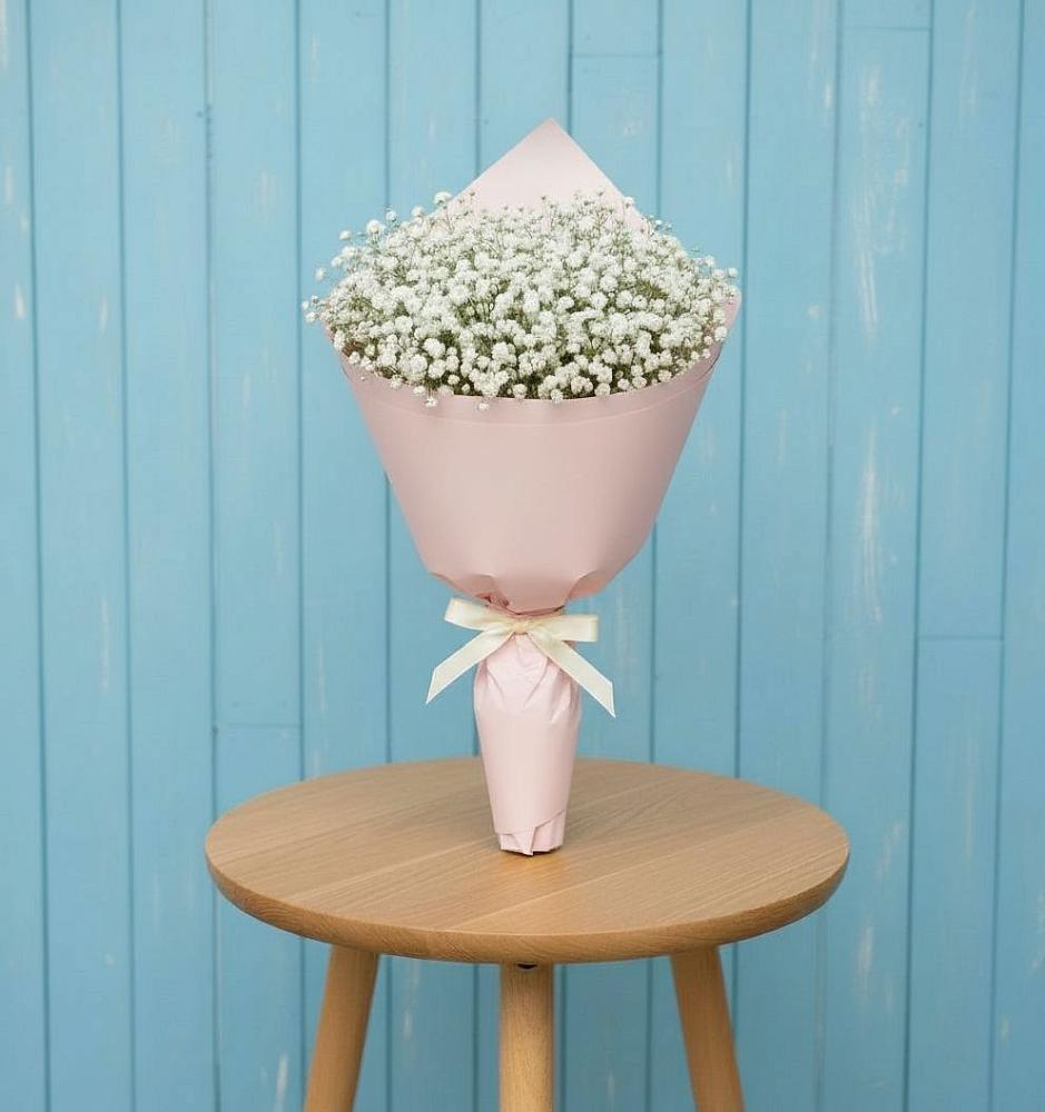 Букет цветов из: Гипсофила в Белое