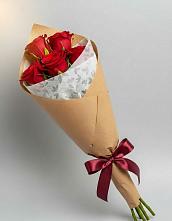 Букет цветов из:  Розы #REPLACE_PRED# Белое