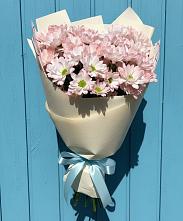 Букет цветов из:  Хризантемы в Белое