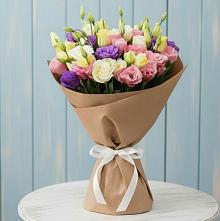 Букет цветов из:  Лизиантусы в Белое